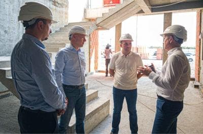 Стройку нового машиностроительного завода BONUM посетил заместитель Губернатора Ростовской области 